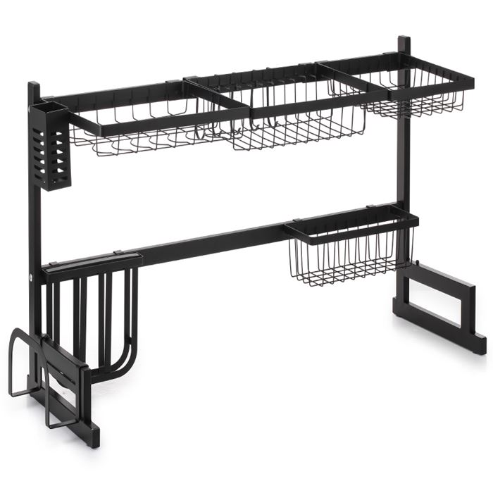 מתקן לייבוש ואחסון כלים מעל כיור מקצועי