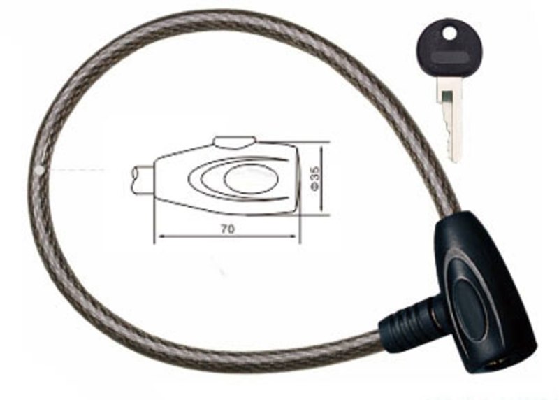 כבל לקטנועים ואופניים