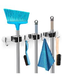 מתלה הפלא - למטאטא ומגב סופר חזק 3 תופסנים